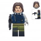 Minifigure Bucky Barnes Winter Soldier Marvel Super Heroes Compatible Lego Building Block Toys