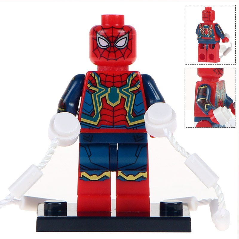 Minifigure Spider-man Avengers Infinity War Marvel Super Heroes Compatible Lego Building Block Toys