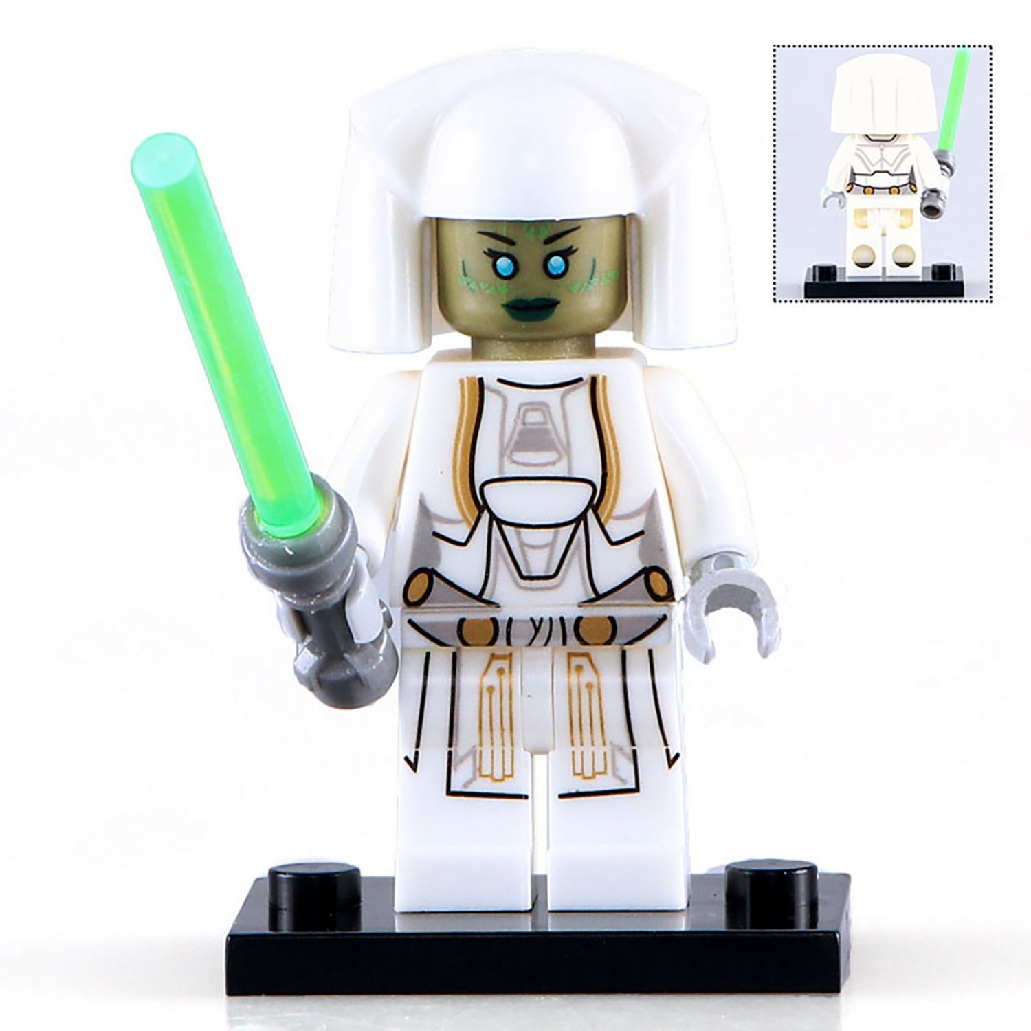 Minifigure Jedi Consular Star Wars Compatible Lego Building Block Toys