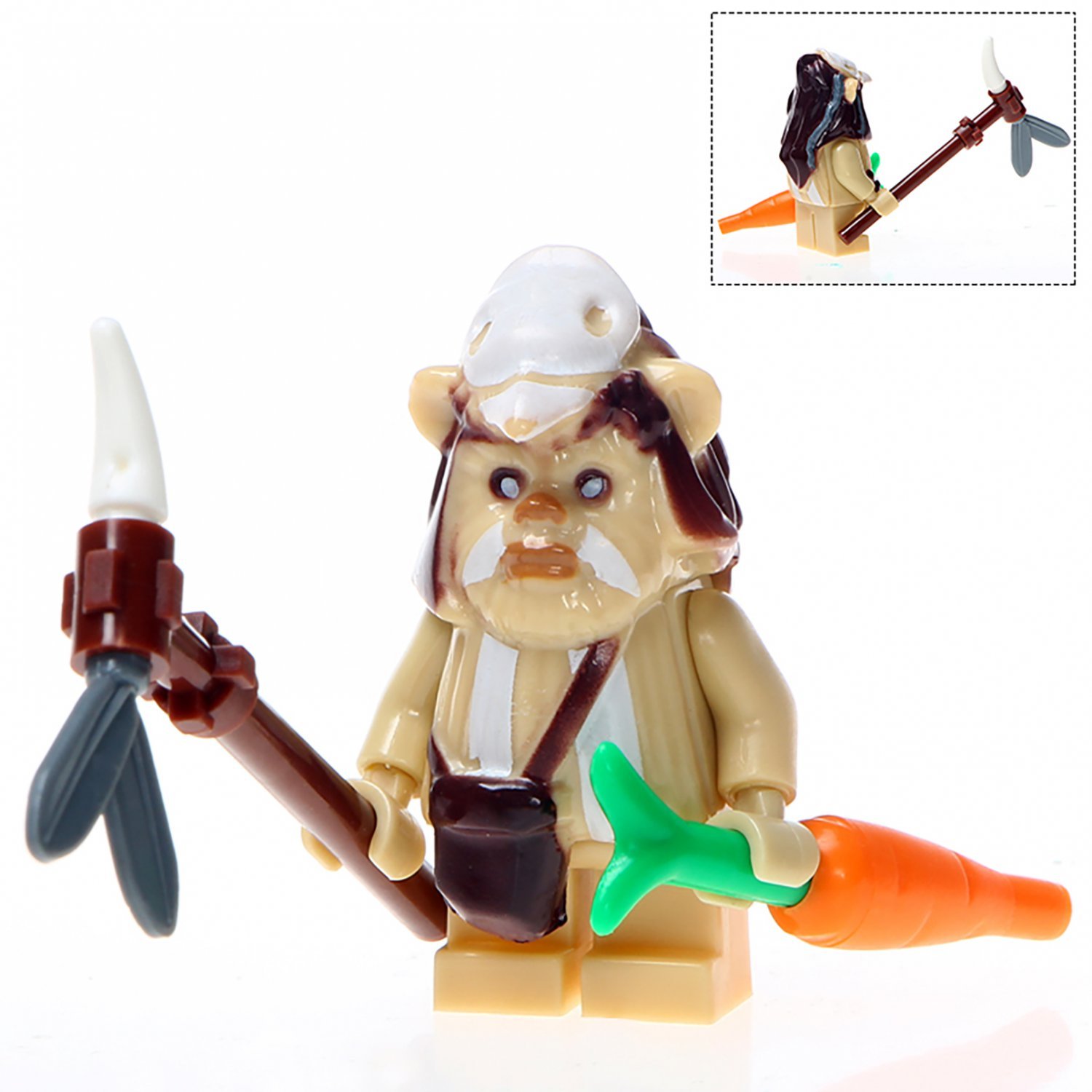 Minifigure logray Ewok Star Wars Compatible Lego Building Block Toys