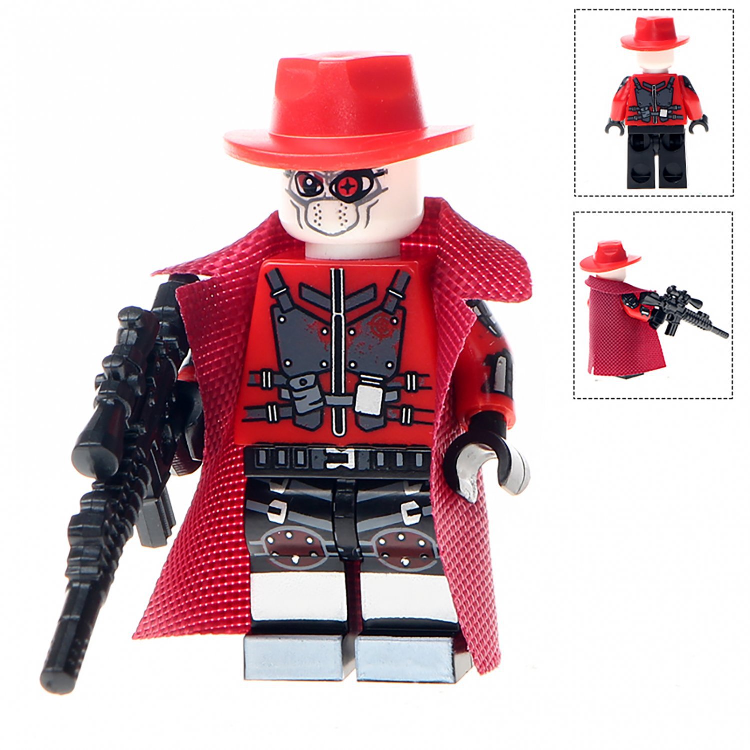 Minifigure Deadshot from Suicide Squad DC Comics Super Heroes Compatible Lego Building Block Toys