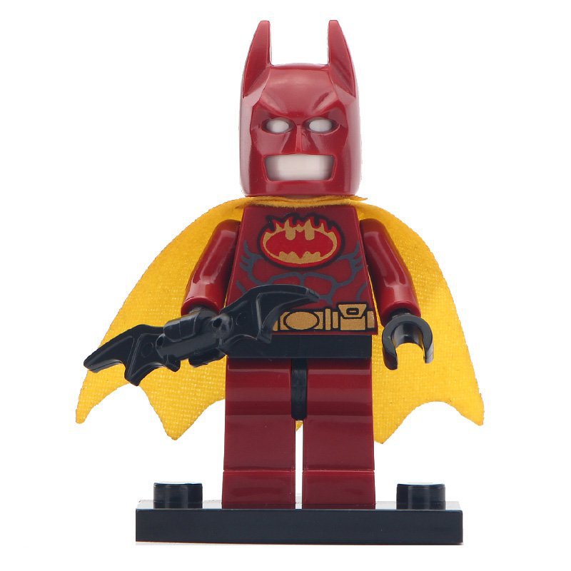 Minifigure Red Batman DC Comics Super Heroes Compatible Lego Building ...