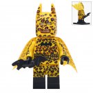 Minifigure Batman in the Leopard Costume DC Comics Super Heroes Compatible Lego Building Blocks Toys