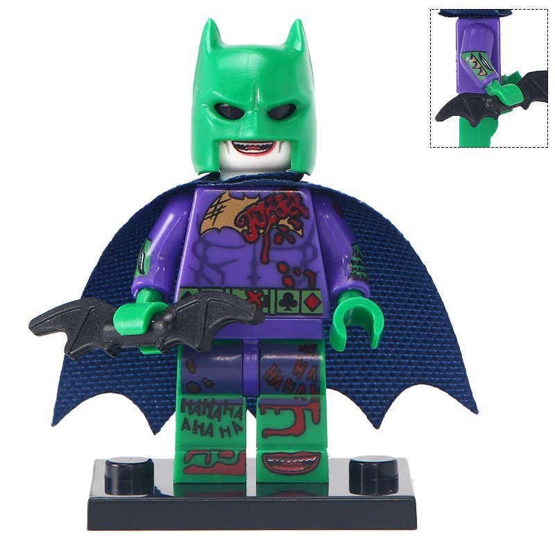 Minifigure Batman Joker Style DC Comics Super Heroes Compatible Lego