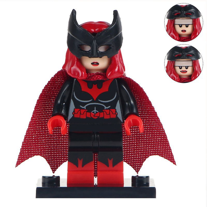 Minifigure Batwoman DC Comics Super Heroes Compatible Lego Building Blocks Toys