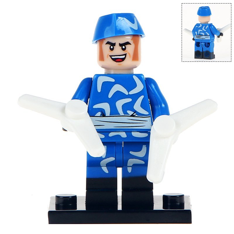 Minifigure Captain Boomerang DC Comics Super Heroes Compatible Lego Building Blocks Toys