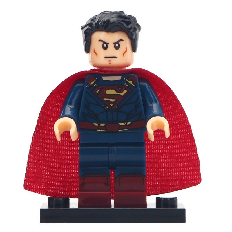 Minifigure Superman DC Comics Super Heroes Compatible Lego Building Blocks Toys