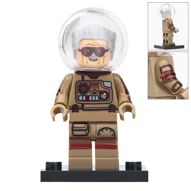 Minifigure Stan Lee Astronaut Compatible Lego Building Blocks Toys