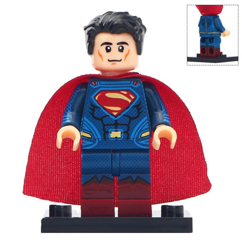 Minifigure Superman Dc Comics Super Heroes Compatible Lego Building 