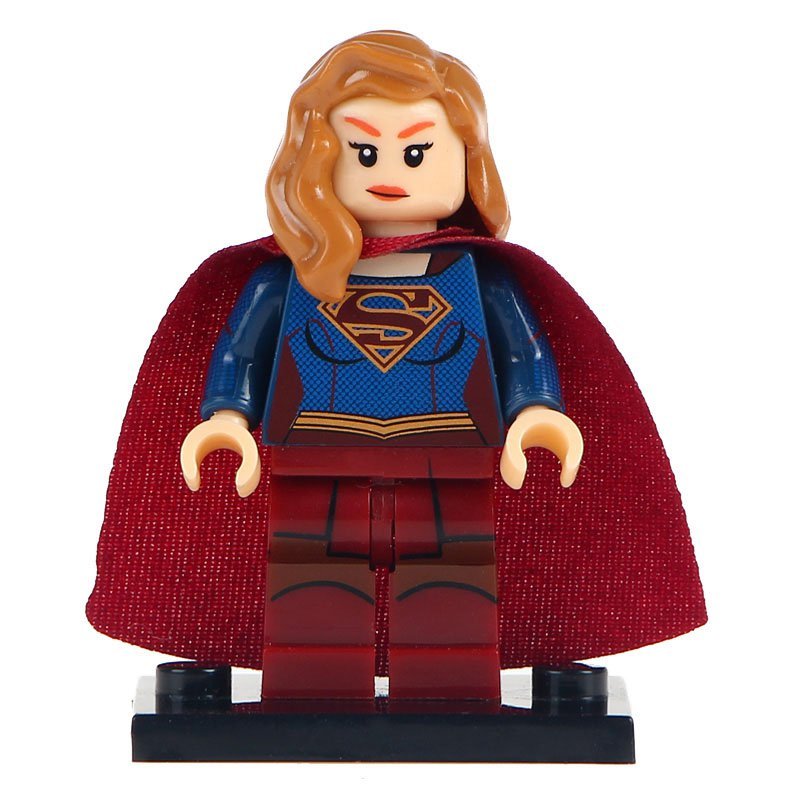 Minifigure Supergirl DC Comics Super Heroes Compatible Lego Building Blocks Toys