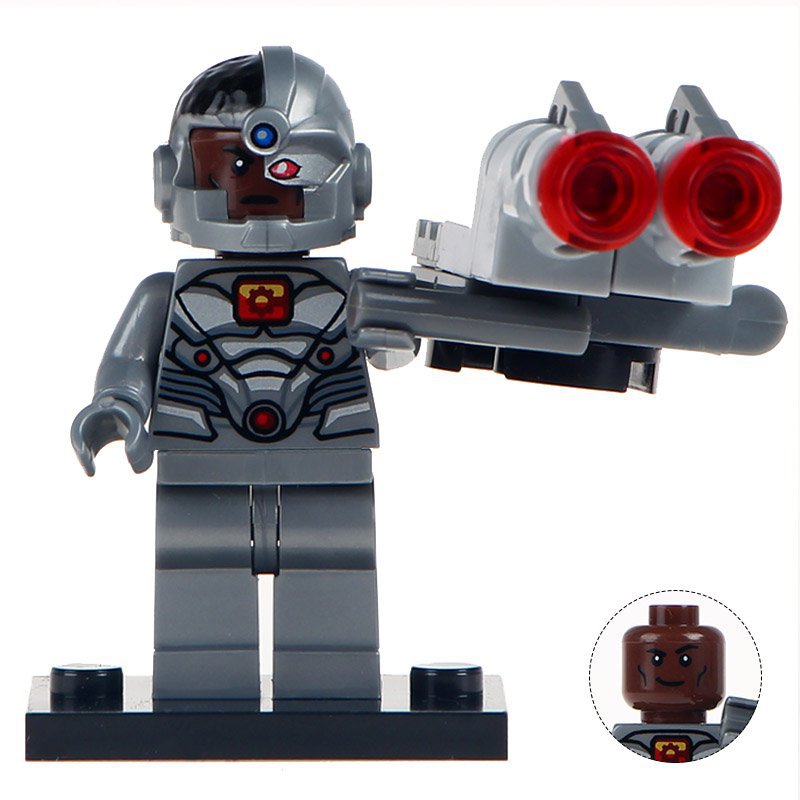 Minifigure Cyborg DC Comics Super Heroes Compatible Lego Building Blocks Toys