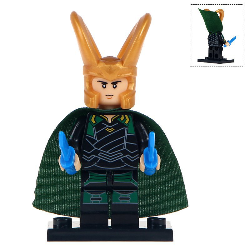 Minifigure Loki Marvel Super Heroes Compatible Lego Building Block Toys