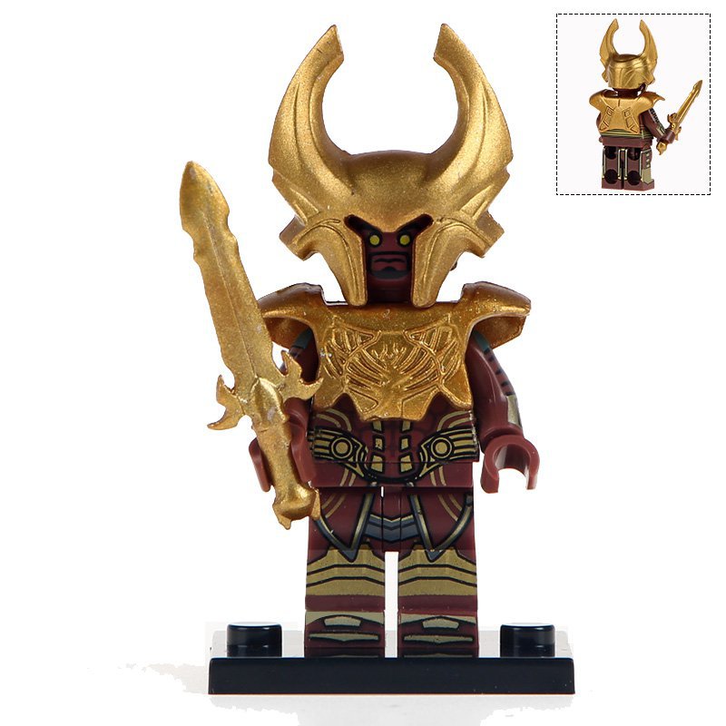 Minifigure Brown Heimdall Marvel Super Heroes Compatible Lego Building ...