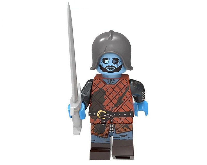 Minifigure Wights with Armor and Sword Game of Thrones Compatible Lego Building Blocks Toys