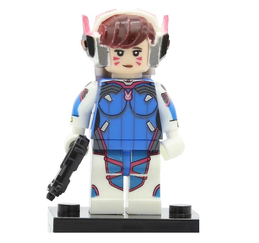 Minifigure D.Va Overwatch Compatible Lego Building Blocks Toys