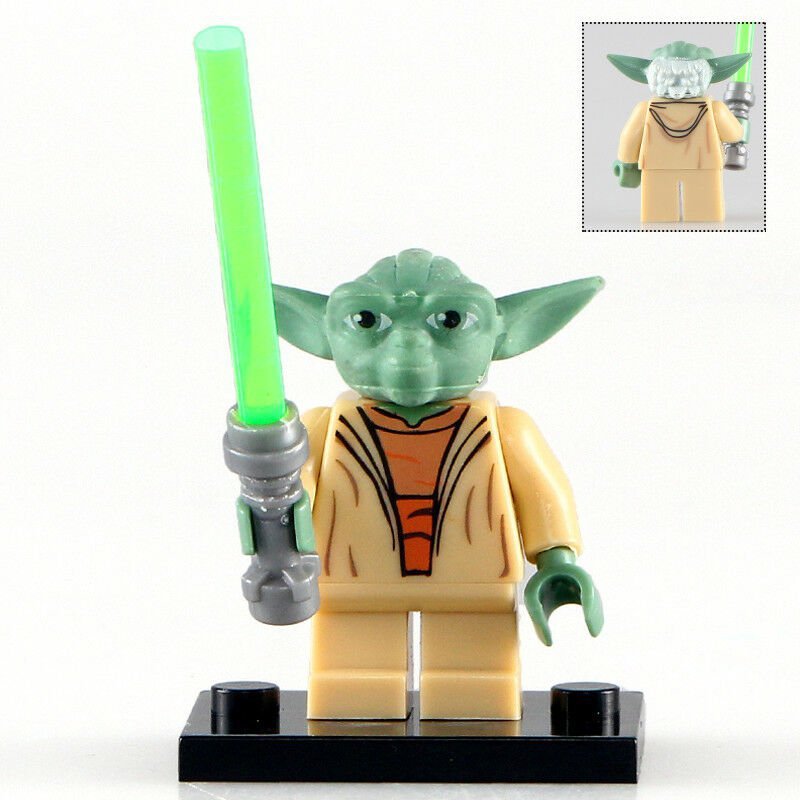 Minifigure Yoda Star Wars Compatible Lego Building Block Toys