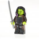 Minifigure Gamora Guardians of the Galaxy Marvel Super Heroes Compatible Lego Building Block Toys
