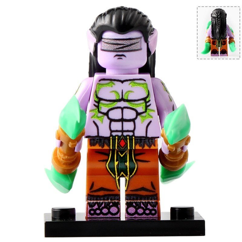 Minifigure Illidan Warcraft Series Game Compatible Lego Building Block Toys