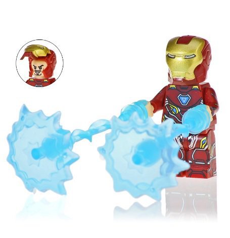 Minifigure Iron Man Mark 50 Avengers Infinity War Marvel Super Heroes Compatible Lego Blocks