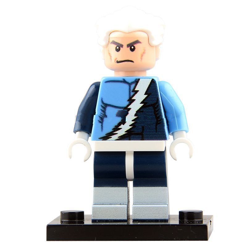 Minifigure Quicksilver X-Men Marvel Super Heroes Compatible Lego Building Block Toys
