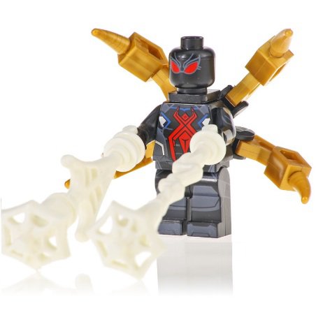 Minifigure Black Spider-man with Tentacles Marvel Super Heroes Compatible Lego Building Blocks