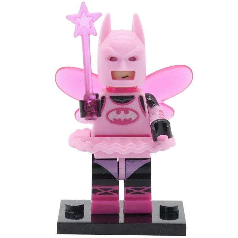 Minifigure Batman Fairy Pink Suit DC Comics Super Heroes Compatible Lego