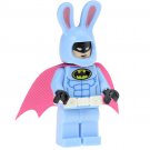 Minifigure Batman Blue Rabbit Suit DC Comics Super Heroes Compatible Lego Building Blocks Toys