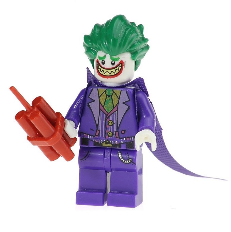 Minifigure Joker with Dynamite Purple Cloak DC Comics Super Heroes ...