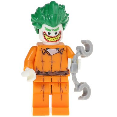 Minifigure Joker Arkham Asylum Suit with Manacles Batman DC Comics Super Heroes Compatible Lego