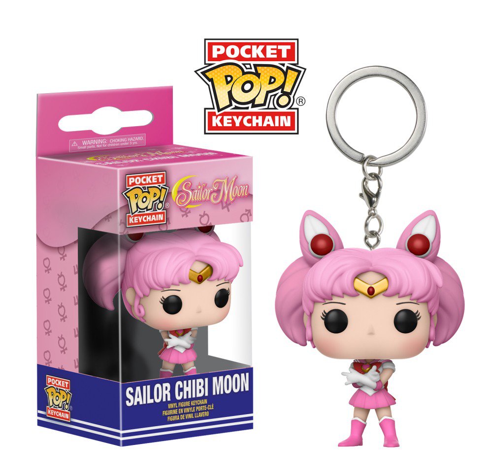 Sailor Chibi Moon Anime Funko POP! Keychain Action Figure Vinyl PVC Minifigure Toy