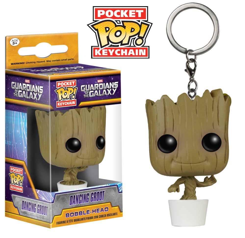 Groot Dancing (Baby) Marvel Super Heroes Funko POP! Keychain Action Figure Vinyl PVC Minifigure Toy
