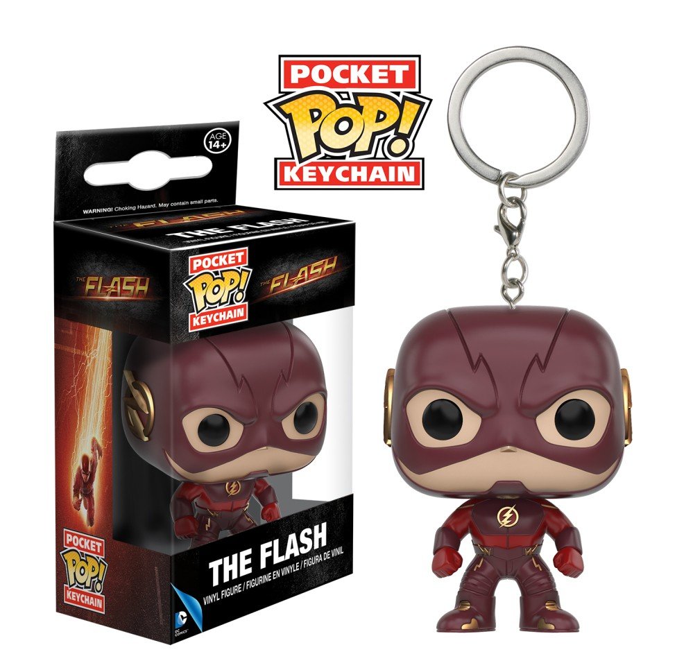 The Flash DC Comics Super Heroes Funko POP! Keychain Action Figure Vinyl PVC Minifigure Toy