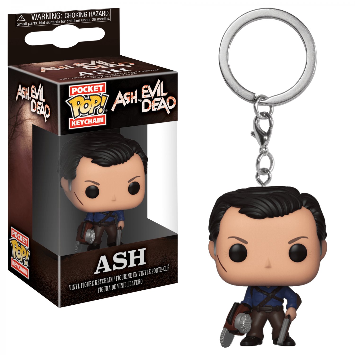 Ash Williams Ash vs Evil Dead Funko POP! Keychain Action Figure Vinyl PVC Minifigure Toy