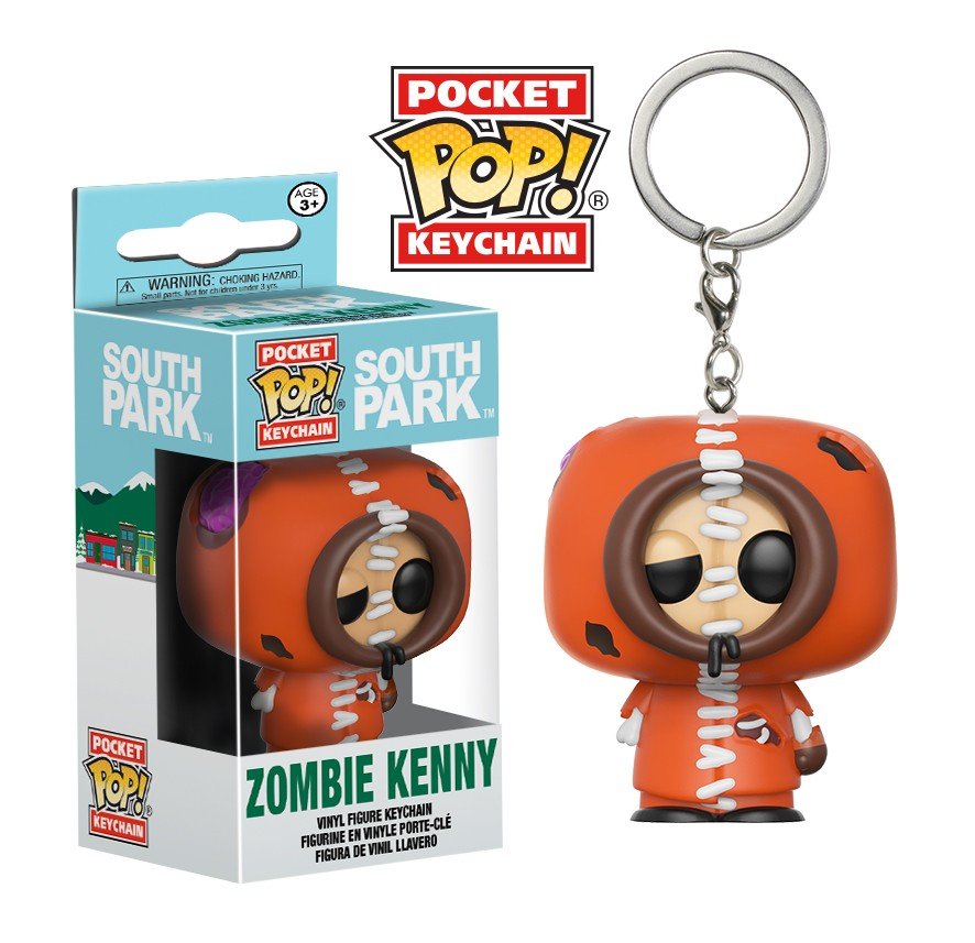 Kenny McCormick (Zombie) South Park Funko POP! Keychain Action Figure Vinyl PVC Minifigure Toy