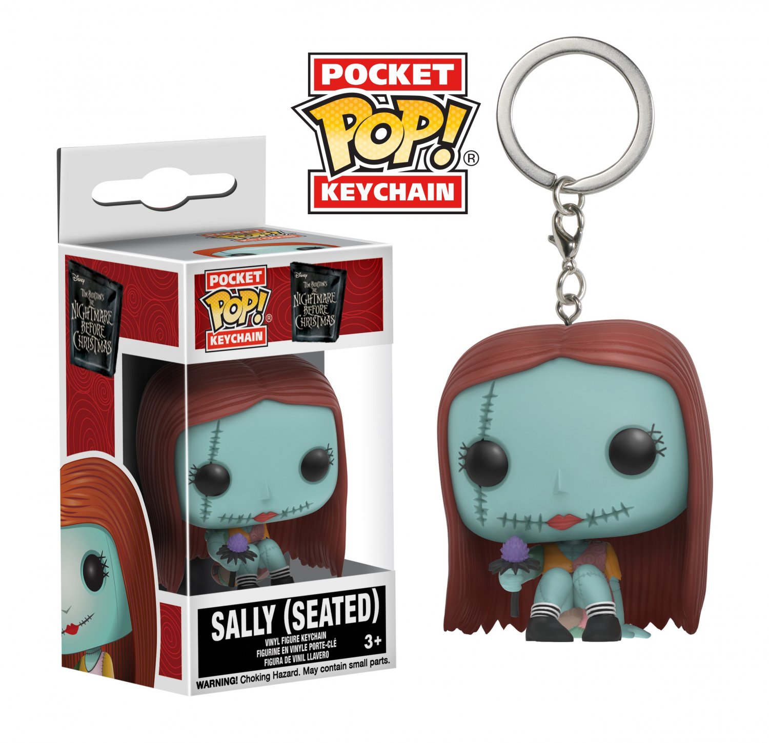 Sally (Seated) The Nightmare Before Christmas Funko POP! Keychain Action Figure Vinyl Minifigure Toy