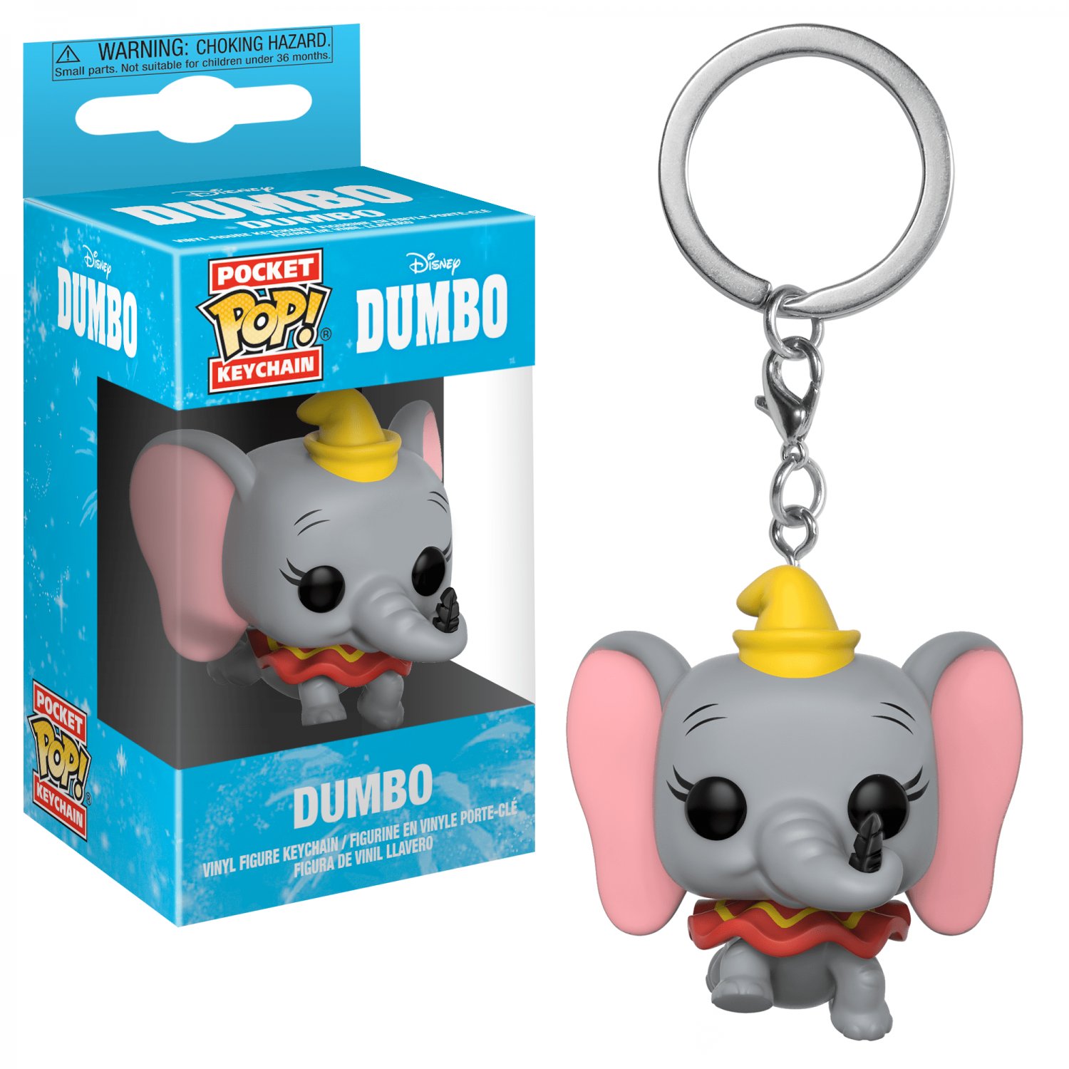 Dumbo Disney Funko POP! Keychain Action Figure Vinyl PVC Minifigure Toy