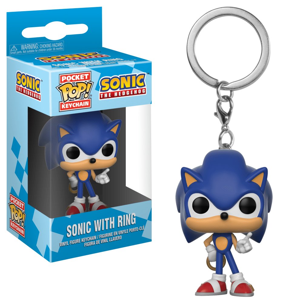 Sonic the Hedgehog Funko POP! Keychain Action Figure Vinyl PVC Minifigure Toy