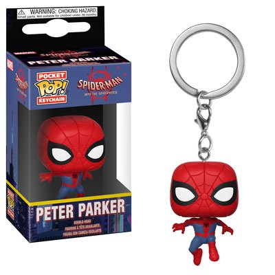 Peter Parker Spider-Man Marvel Super Heroes Funko POP! Keychain Action Figure Vinyl Minifigure Toy