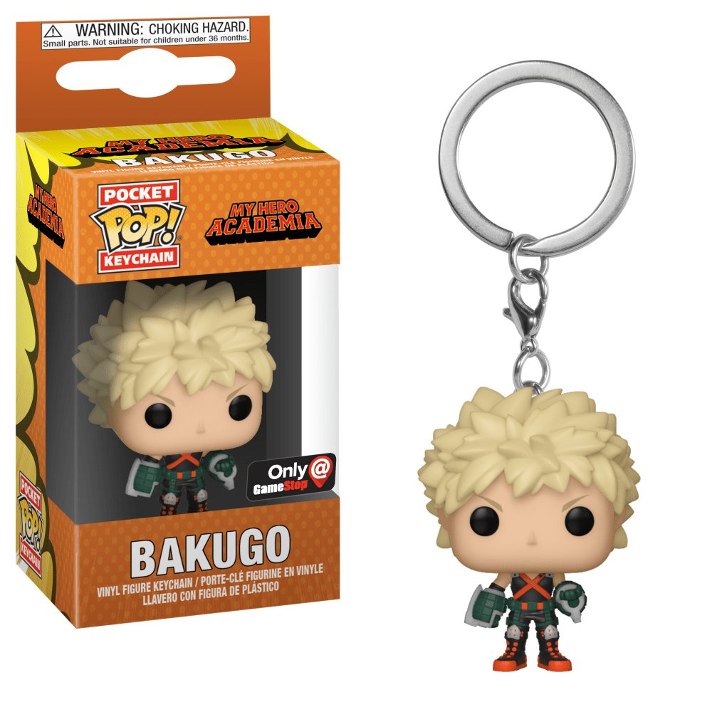 Bakugo My Hero Academia Funko POP! Keychain Action Figure Vinyl PVC Minifigure Toy