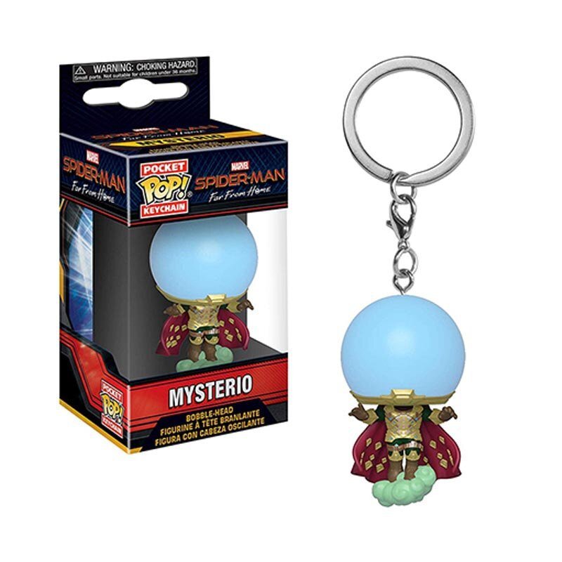 Mysterio from Spider-Man Marvel Super Heroes Funko POP! Keychain Action Figure Vinyl Minifigure Toy