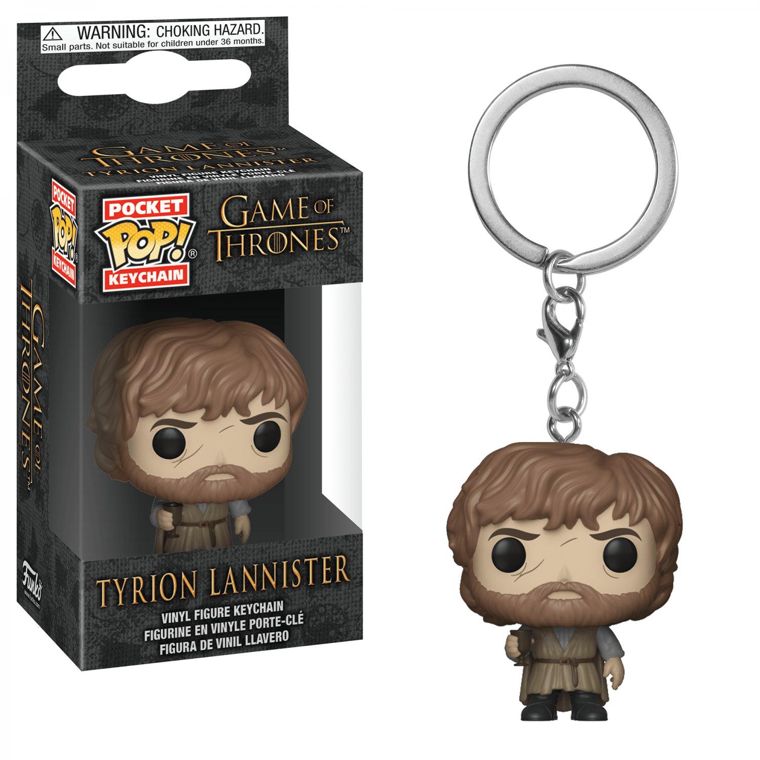 Tyrion Lannister Game of Thrones POP! Keychain Action Figure Vinyl Minifigure Toy