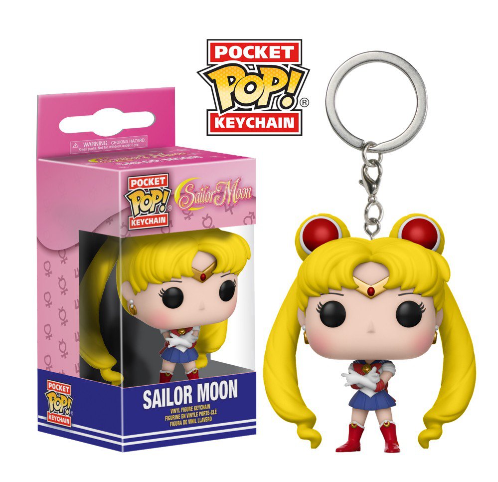 Sailor Moon Anime Funko POP! Keychain Action Figure Vinyl PVC Minifigure Toy