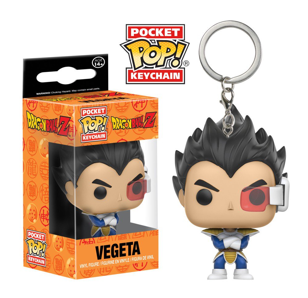 Vegeta Dragon Ball Z Funko POP! Keychain Action Figure Vinyl PVC Minifigure Toy