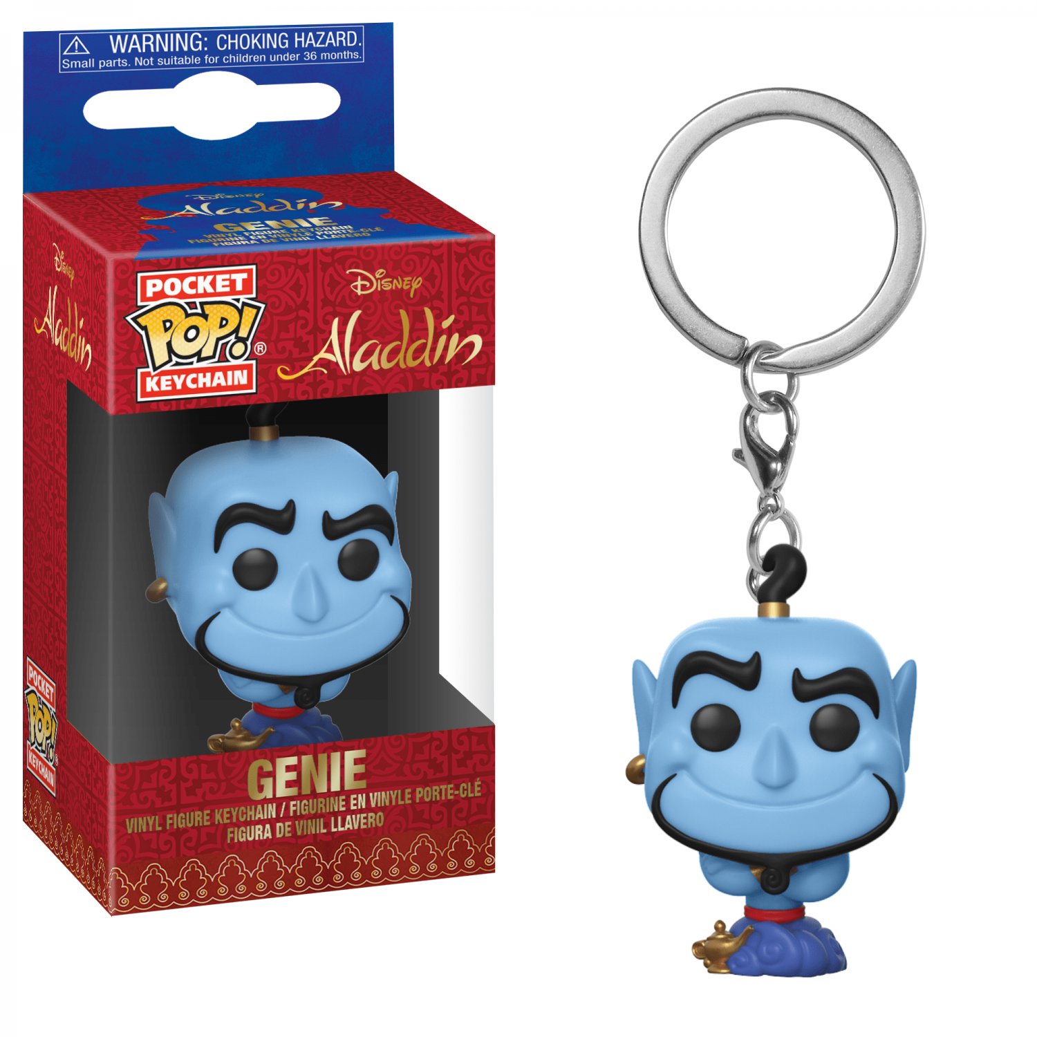 Genie from Aladdin Disney Funko POP! Keychain Action Figure Vinyl PVC Minifigure Toy