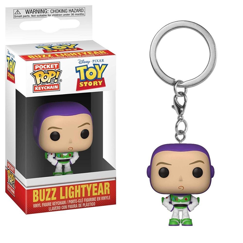 Buzz Lightyear Toy Story Disney Pixar Funko POP! Keychain Action Figure Vinyl PVC Minifigure Toy