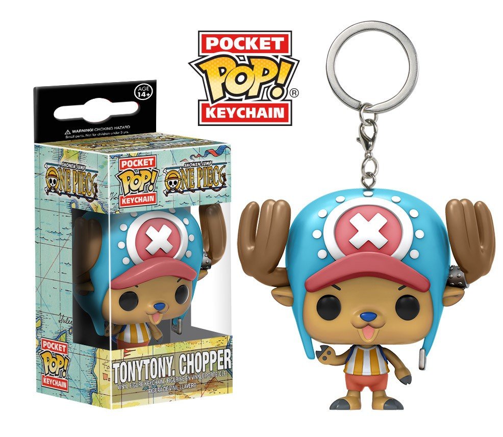 Tony Tony Chopper One Piece Funko POP! Keychain Action Figure Vinyl PVC Minifigure Toy