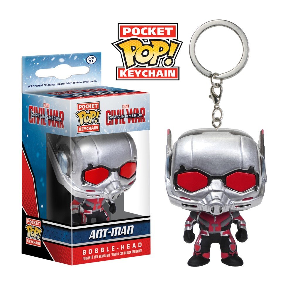 Ant-Man Captain America Civil War Marvel Super Heroes Funko POP! Keychain Action Figure Minifigure