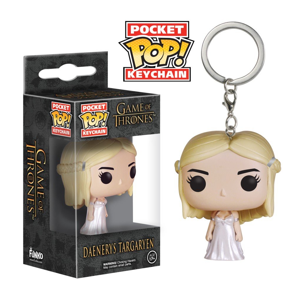 Daenerys Targaryen Game of Thrones POP! Keychain Action Figure Vinyl Minifigure Toy