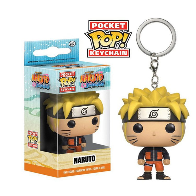 Naruto Funko POP! Keychain Action Figure Vinel PVC Minifigure Toy