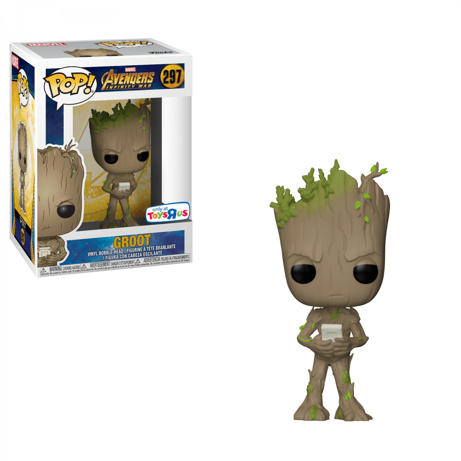 Groot with Game Avengers Marvel Comics №297 Funko POP! Action Figure ...